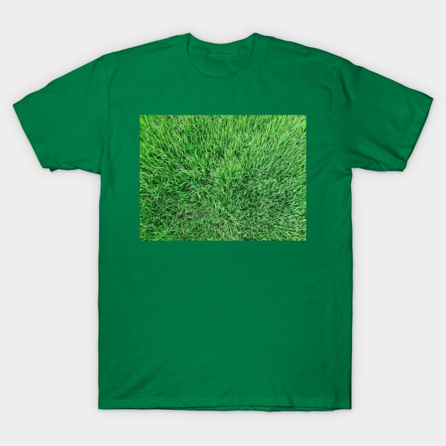 grass lawn T-Shirt by psychoshadow